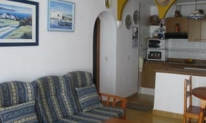 Venta de apartamento con jardín de 1 dormitorio en